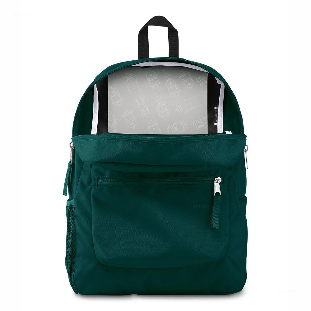 Sac à Dos Scolaire JanSport CROSS TOWN Vert | UXW-70803305